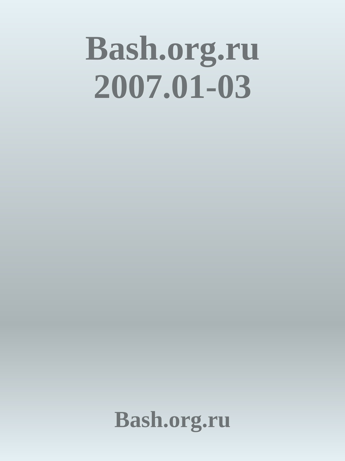 Bash.org.ru 2007.01-03