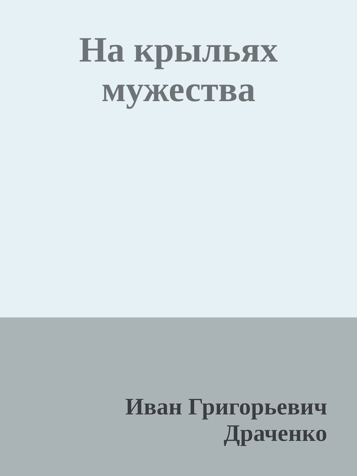 На крыльях мужества