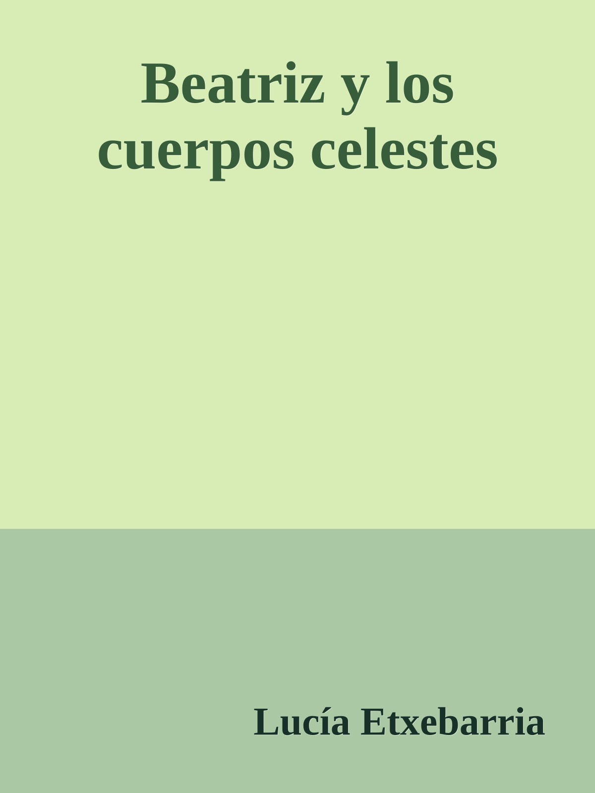 Beatriz y los cuerpos celestes