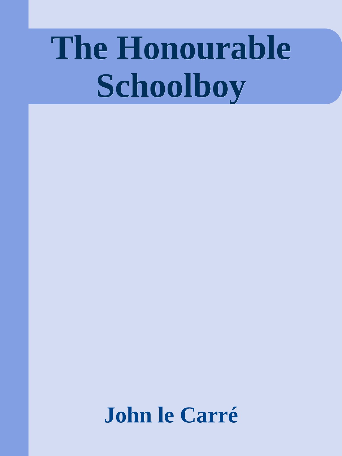 The Honourable Schoolboy