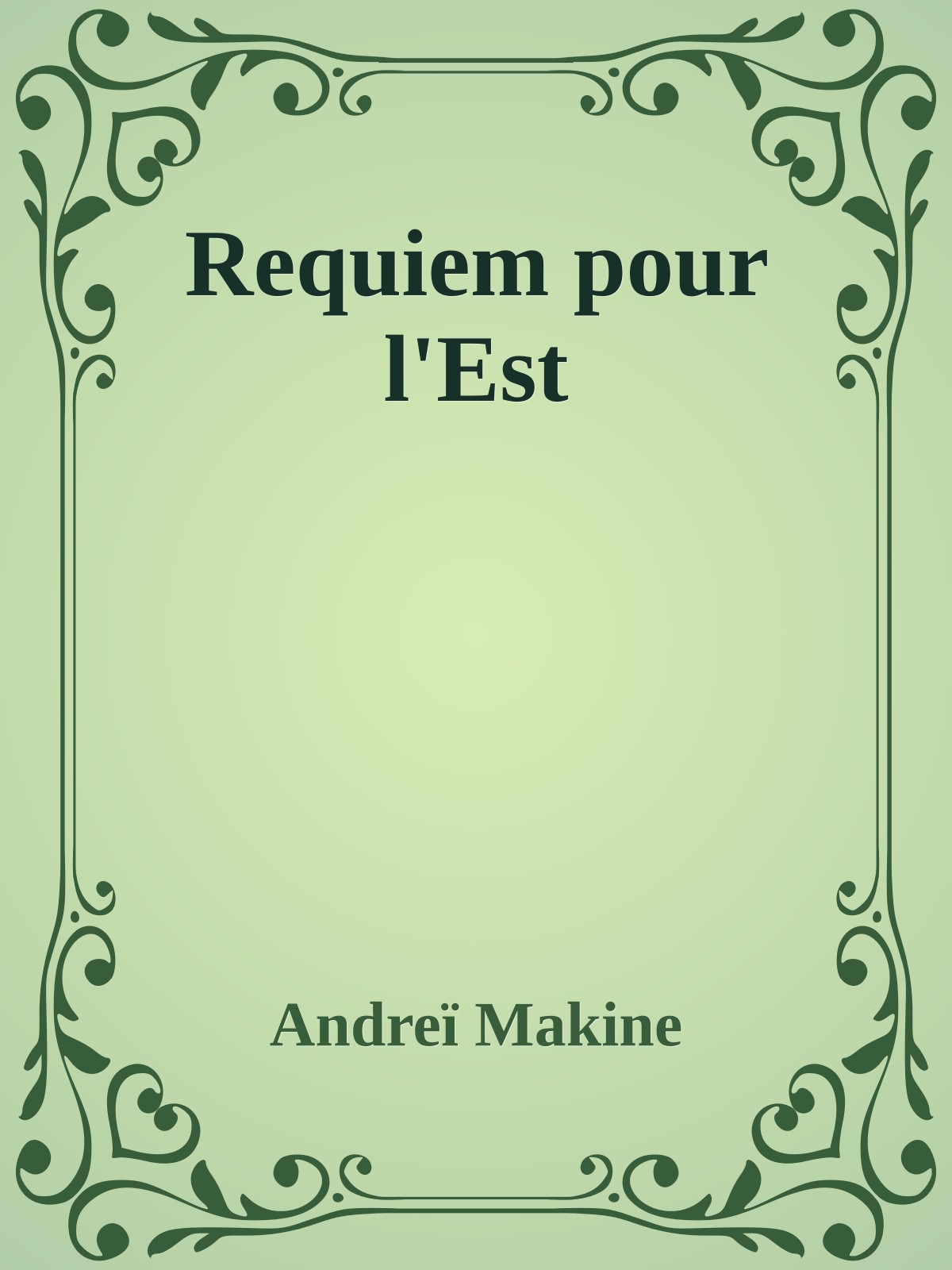 Requiem pour l'Est