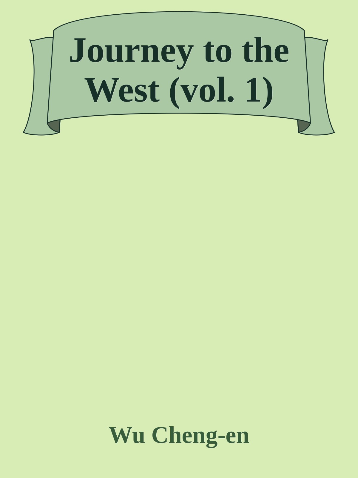 Journey to the West (vol. 1)