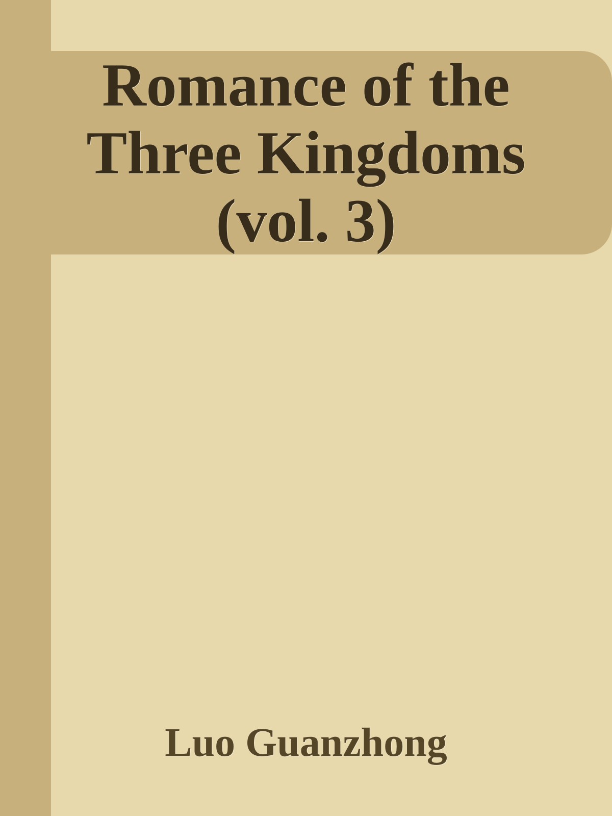 Romance of the Three Kingdoms (vol. 3)