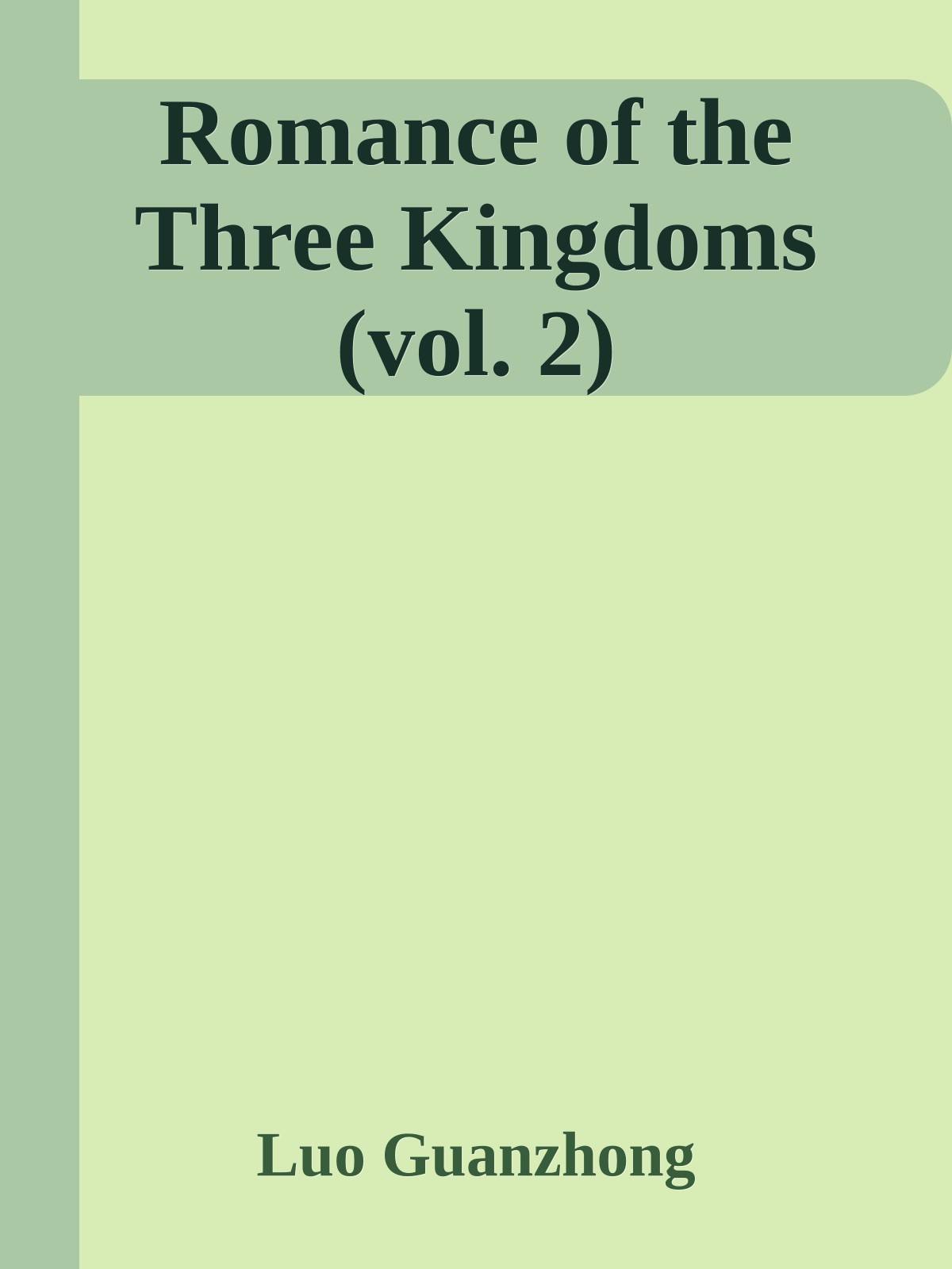 Romance of the Three Kingdoms (vol. 2)