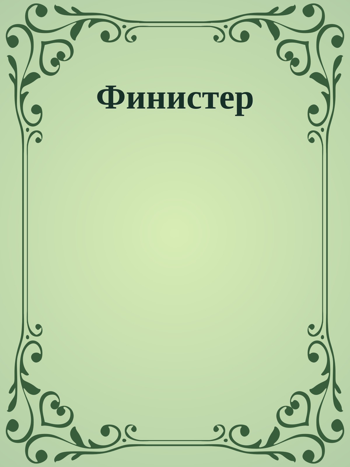 Финистер